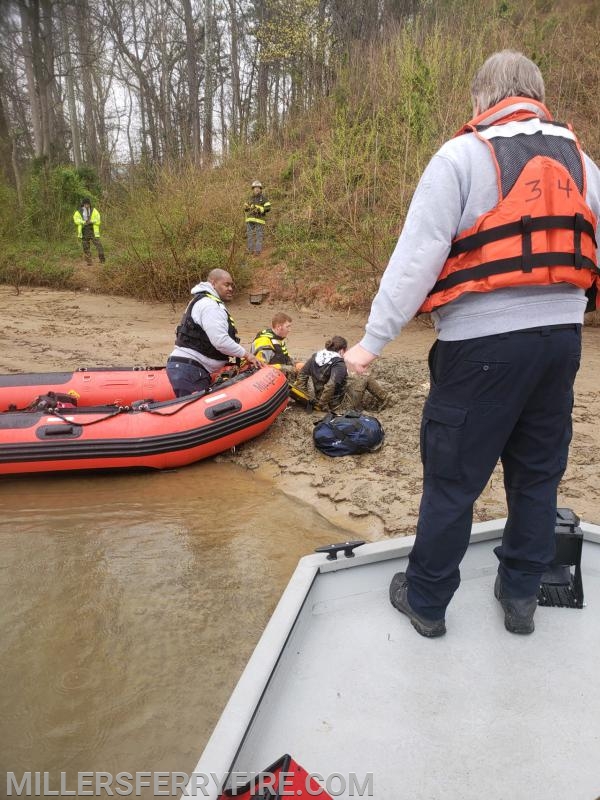 Water Rescue Assignment - Millers Ferry Fire Department